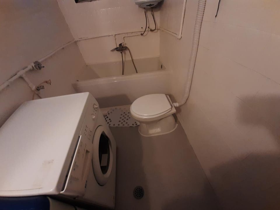 Toilet, Bathroom, washing machine