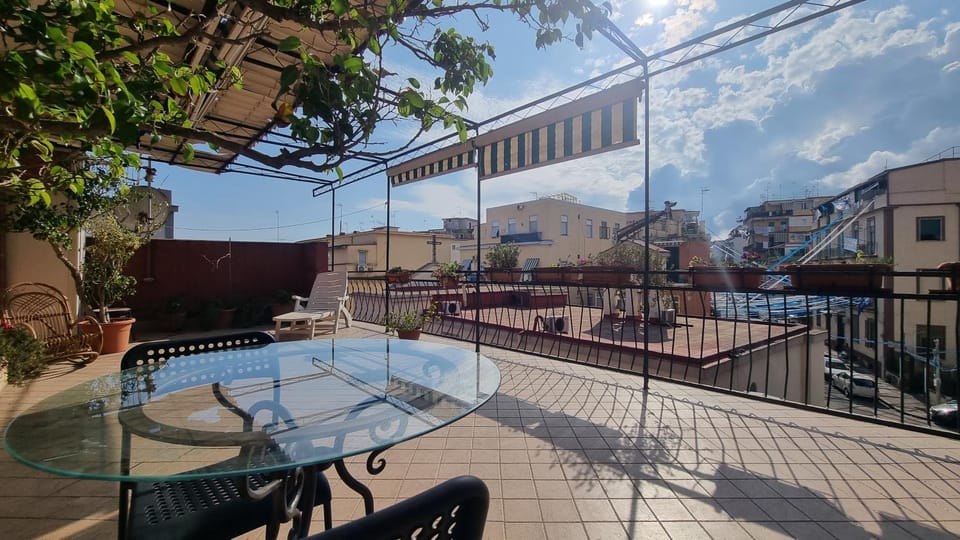 Property building, Patio, Day, View (from property/room), Balcony/Terrace