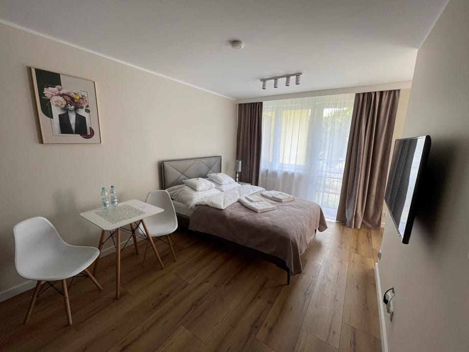 Communal lounge/ TV room, Bed, TV and multimedia, Living room, Photo of the whole room, Seating area, Bedroom