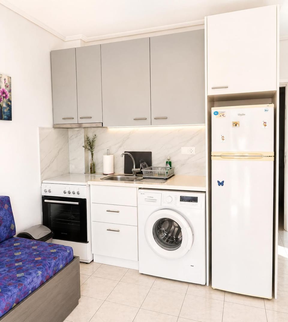 Coffee/tea facilities, Kitchen or kitchenette, oven, stove, toaster, washing machine