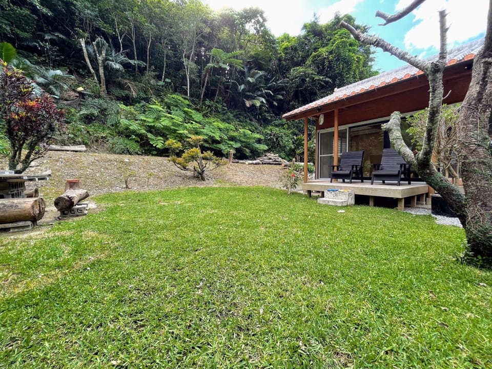 Natural landscape, Garden, Mountain view