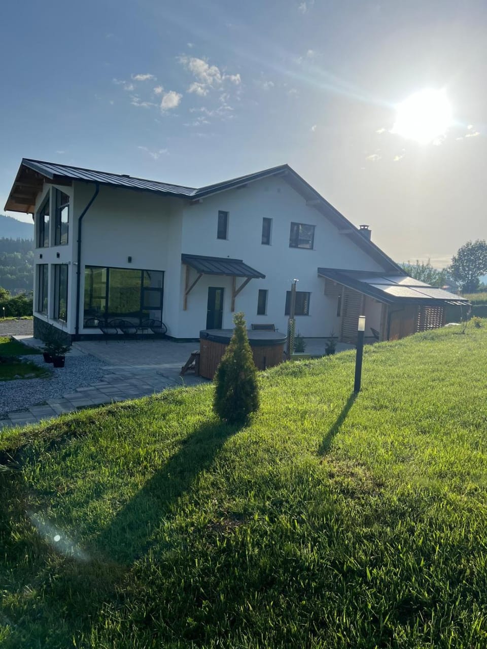 Property building, Day, Garden view