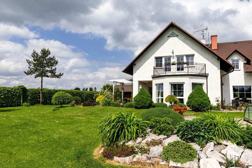 Property building, Garden, Garden view