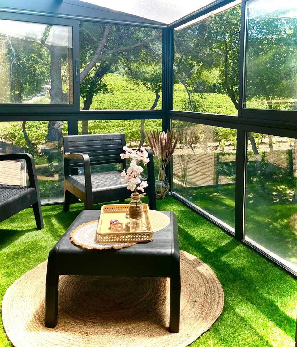 Patio, Balcony/Terrace, Garden view