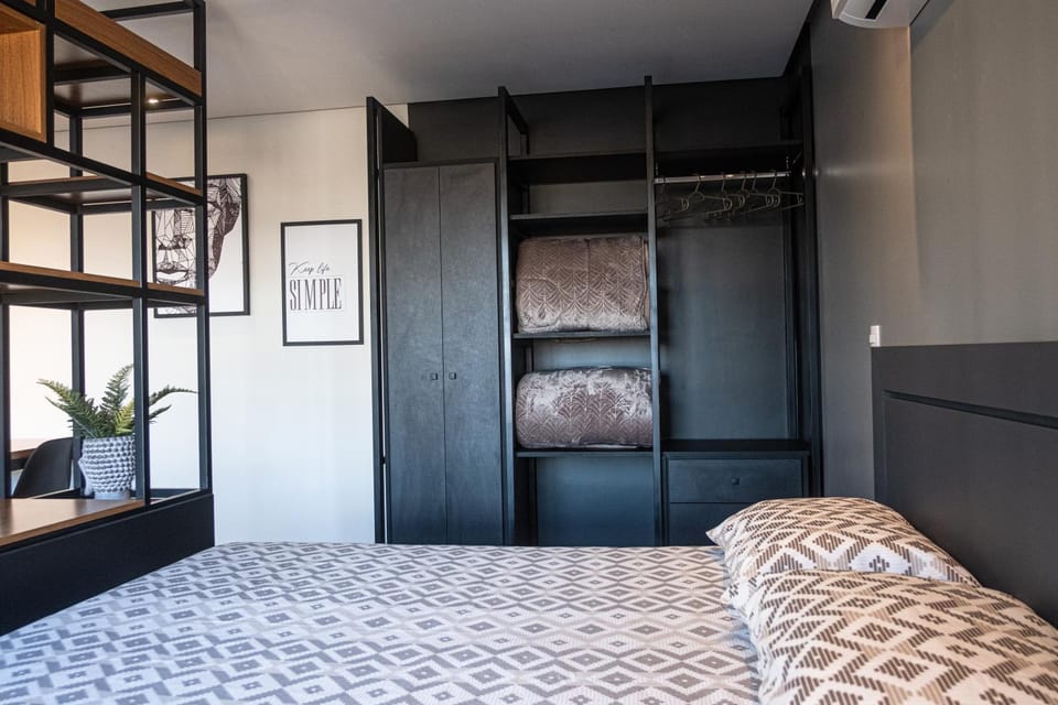 Bed, Photo of the whole room, wardrobe