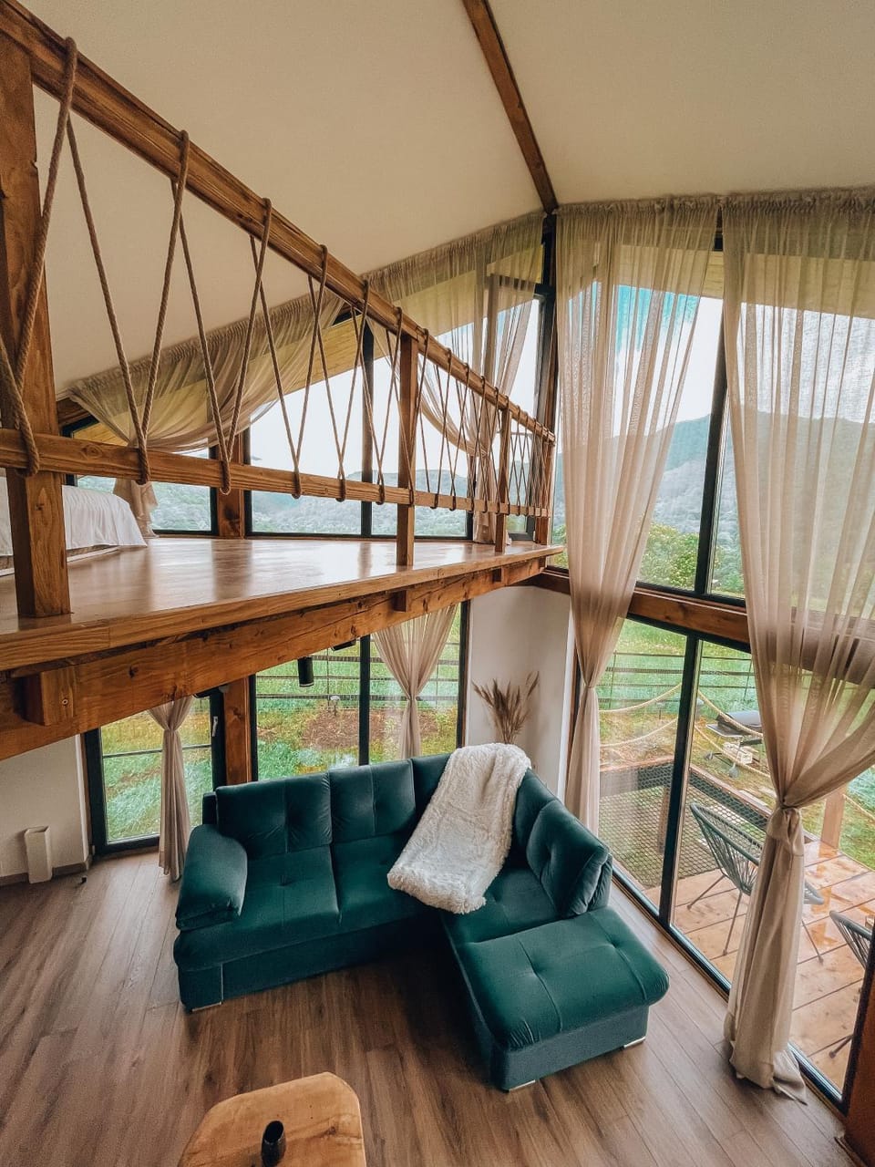 Natural landscape, View (from property/room), Living room, Seating area
