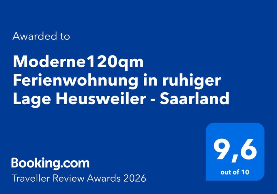 Moderne120qm Ferienwohnung in ruhiger Lage Heusweiler - Saarland Apartment in Saarland, 66, Germany