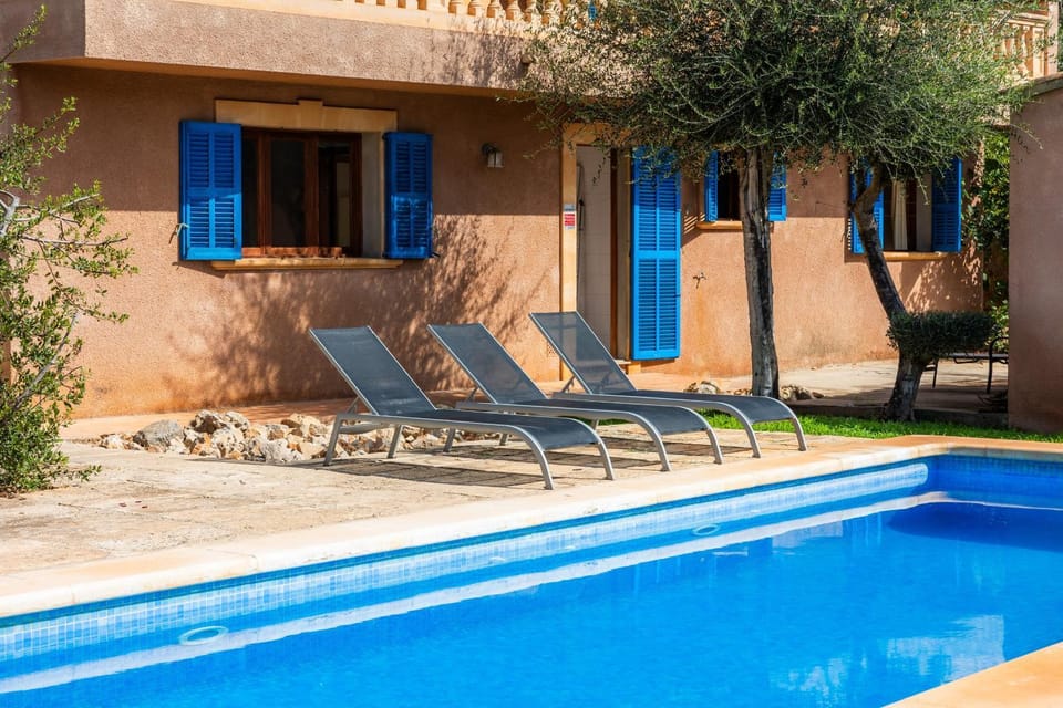 Property building, Living room, Swimming pool