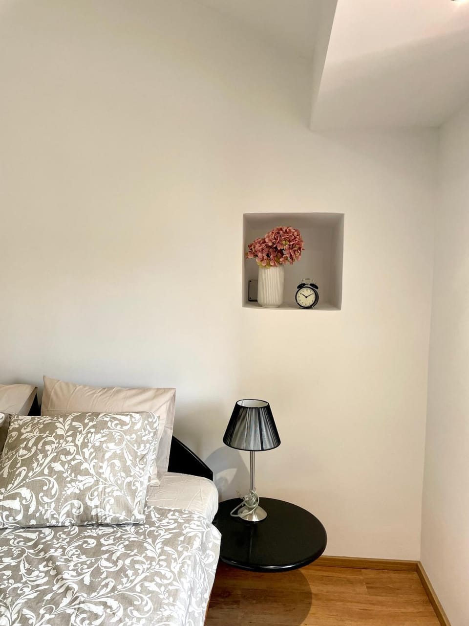 Bed, Decorative detail, Bedroom