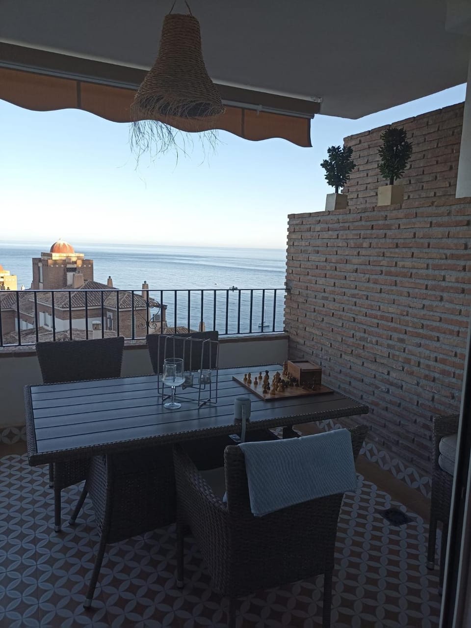 Natural landscape, View (from property/room), Dining area, Sea view