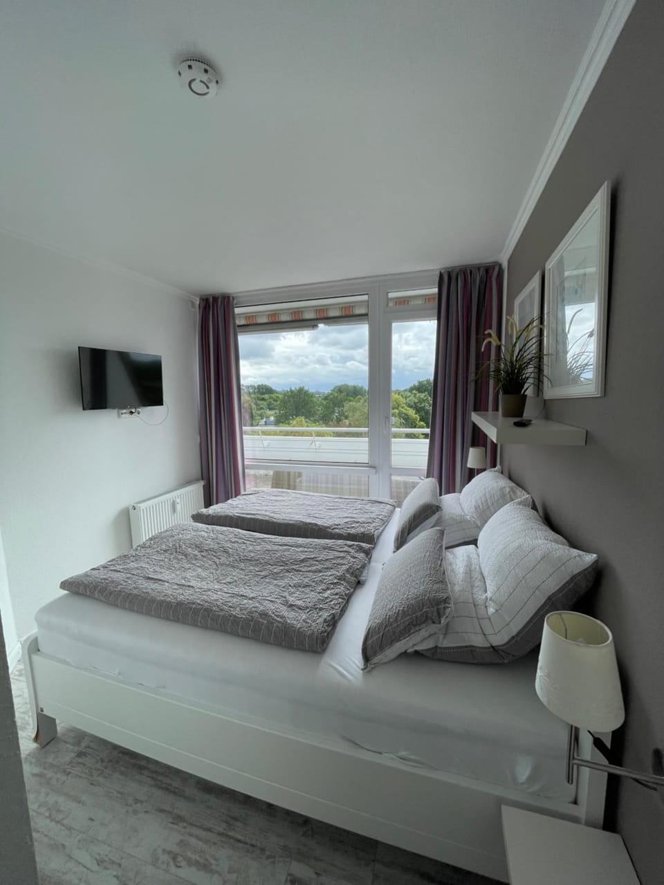 Bed, Natural landscape, Photo of the whole room, Bedroom