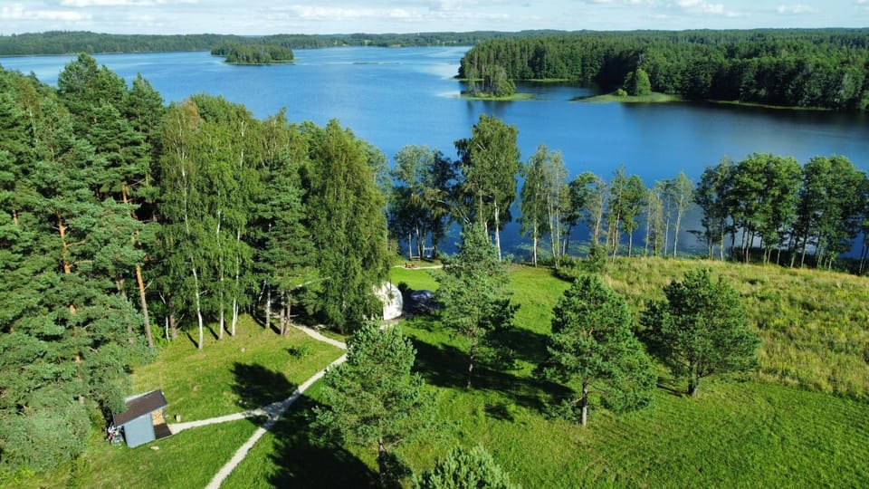 Natural landscape, Bird's eye view, Lake view
