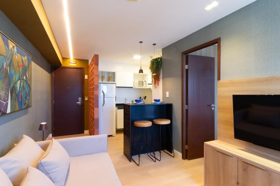 Apartamento na Medida Certa. Hotel BC Convention Apartment in Recife