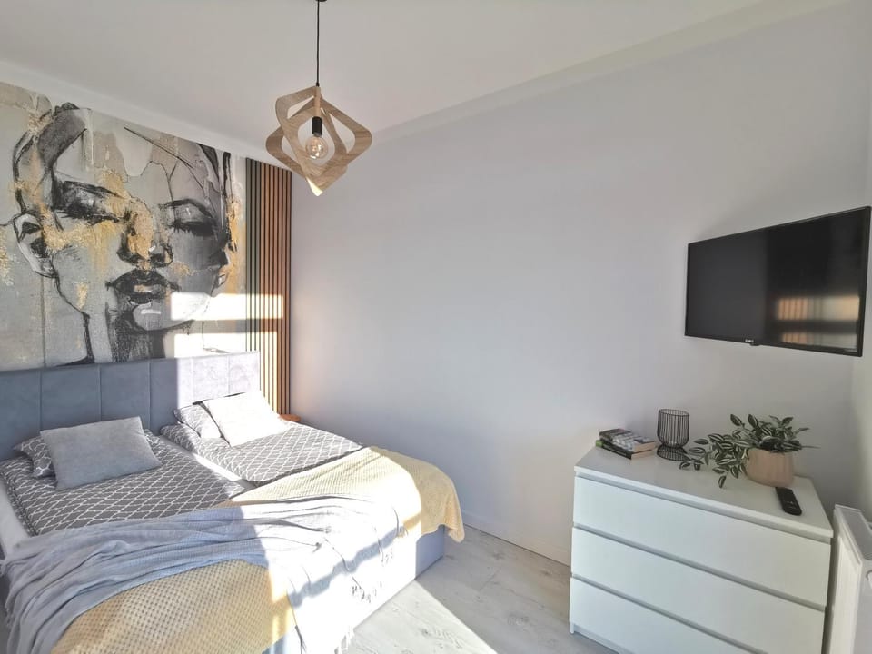Bed, TV and multimedia, Photo of the whole room, Bedroom