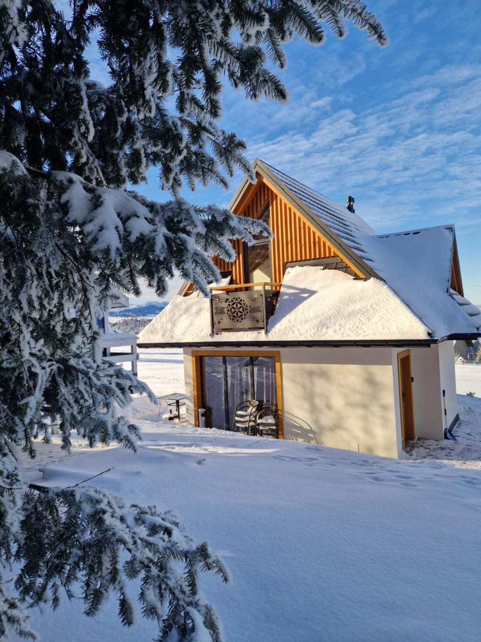 Property building, Day, Natural landscape, Winter