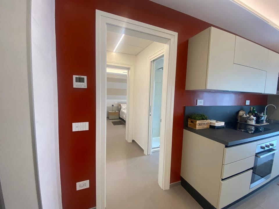 TV and multimedia, Balcony/Terrace, Kitchen or kitchenette, Inner courtyard view, flat iron, internet, microwave, oven, stove