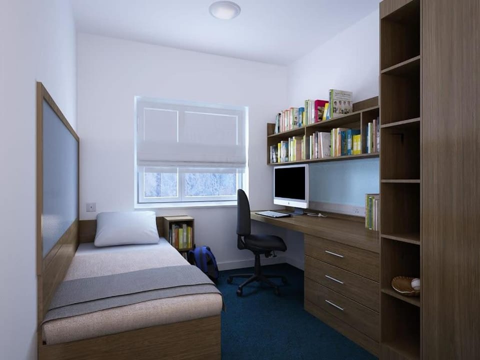 Bed, Photo of the whole room, Bedroom, wardrobe
