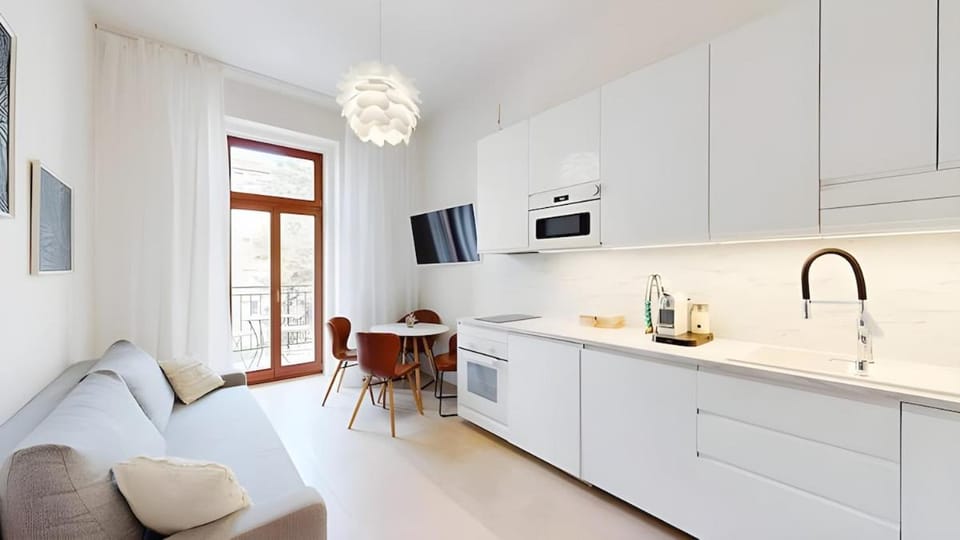 Central Cozy Apartment with Balcony near Wenceslas Square Apartment in Prague