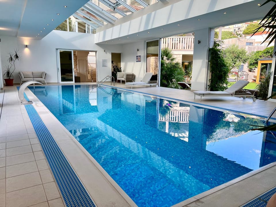 Pool view, Swimming pool, Swimming pool, sunbed