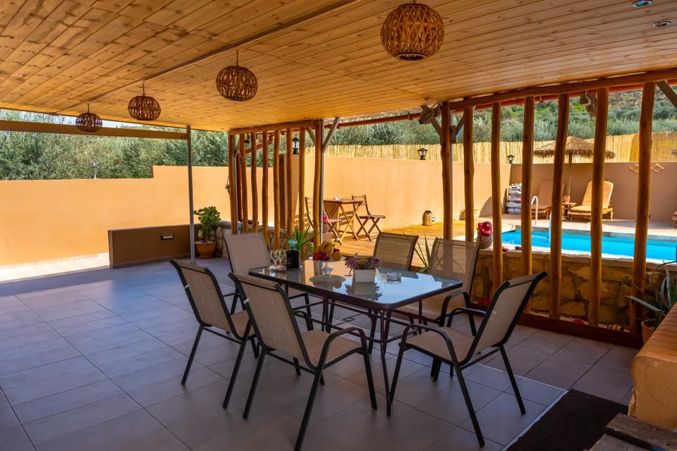 Patio, Balcony/Terrace, Seating area, Pool view, Swimming pool