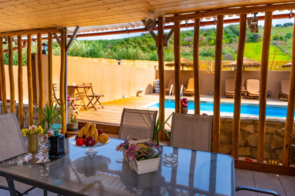 Patio, Balcony/Terrace, Seating area, Pool view, Swimming pool, sunbed