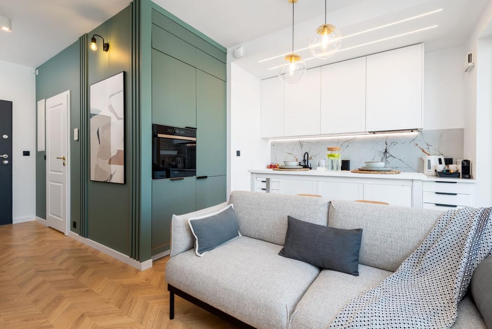 Kitchen or kitchenette, Living room