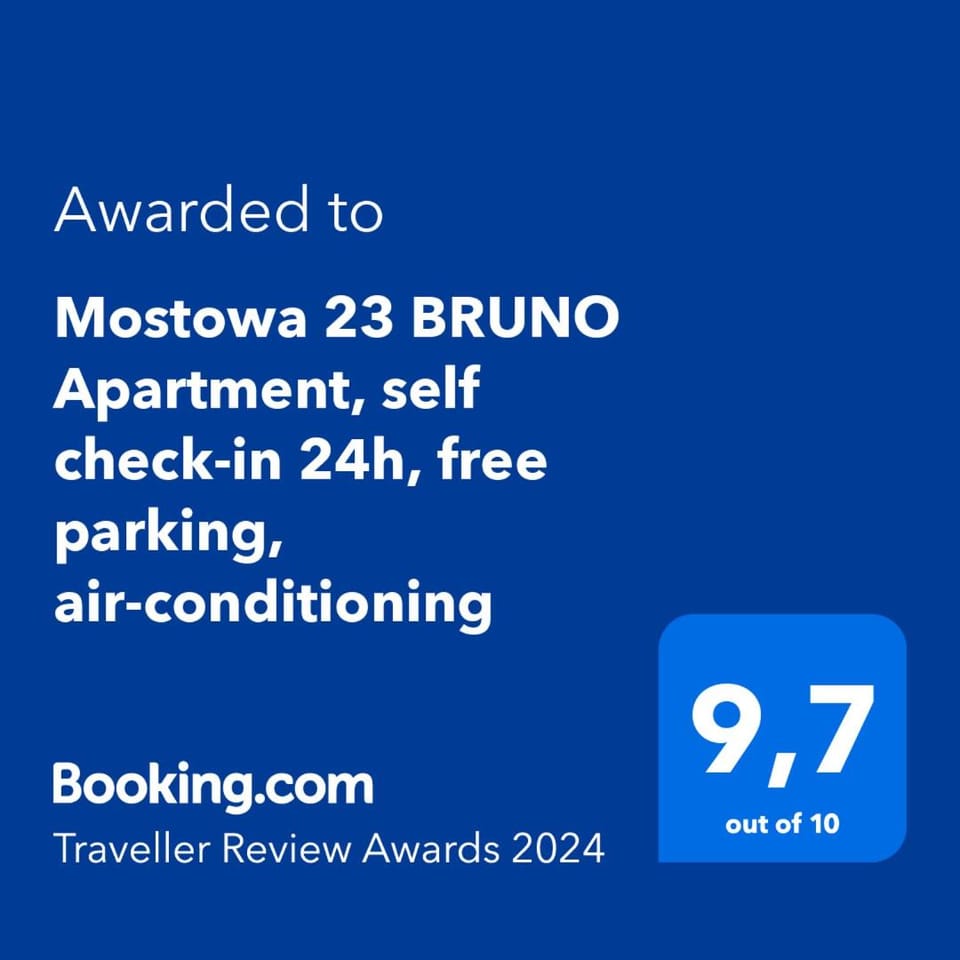 Mostowa 23 BRUNO Apartment, self check-in 24h, free parking, air-conditioning Apartment in Poznan
