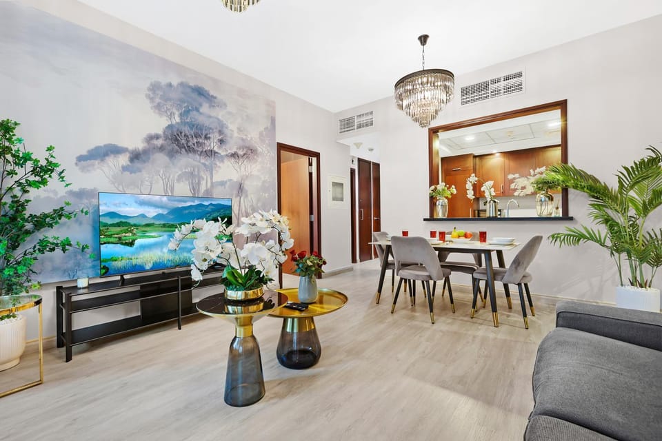 2BR Burj View with Balcony, Pool, Gym & Walk to Dubai Mall Apartment in Dubai