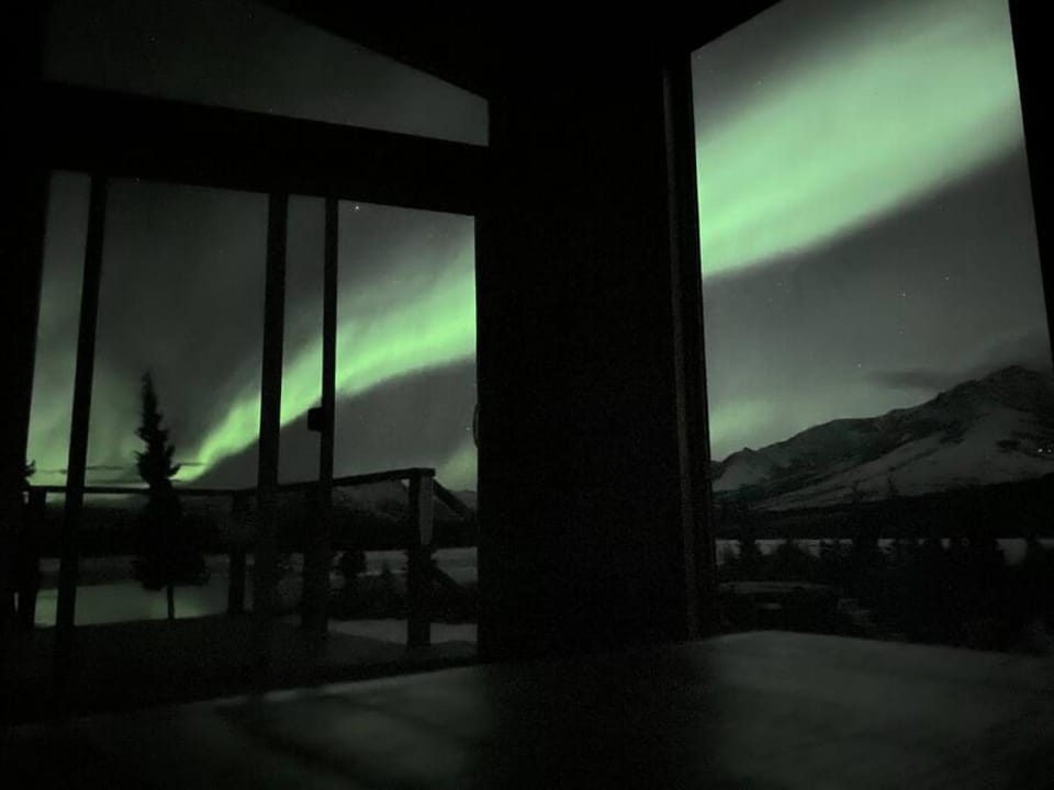 Night, Natural landscape, Mountain view