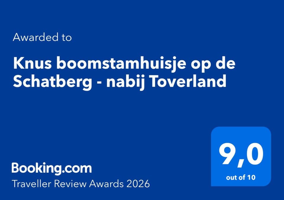Knus boomstamhuisje op de Schatberg - nabij Toverland Chalet in Limburg (province)