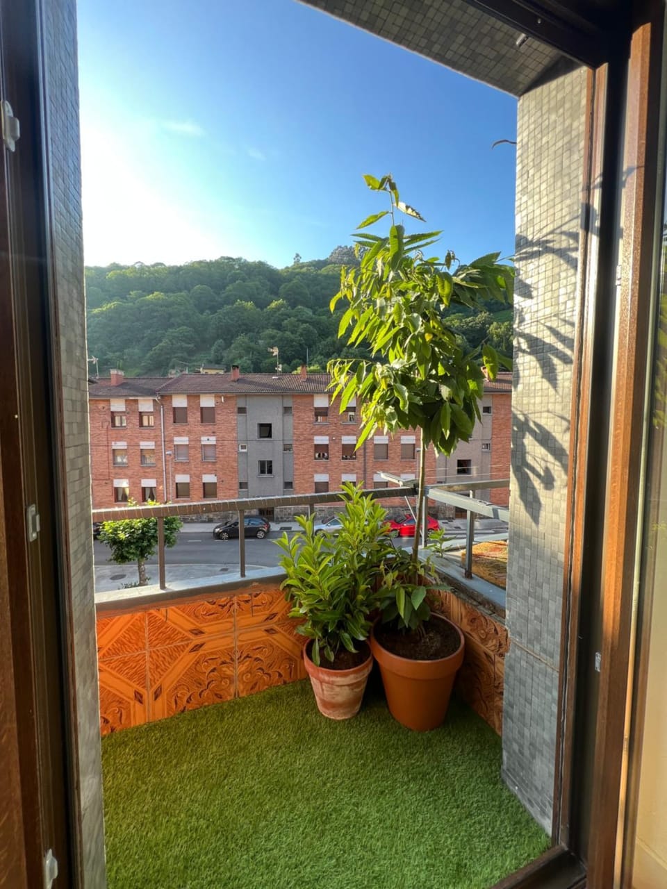 Property building, Spring, Natural landscape, View (from property/room), Balcony/Terrace, Mountain view