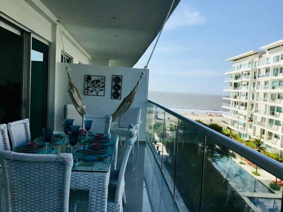 Cartagena- Apto con acceso y vista al mar Morros Ultra Apartment in La Boquilla