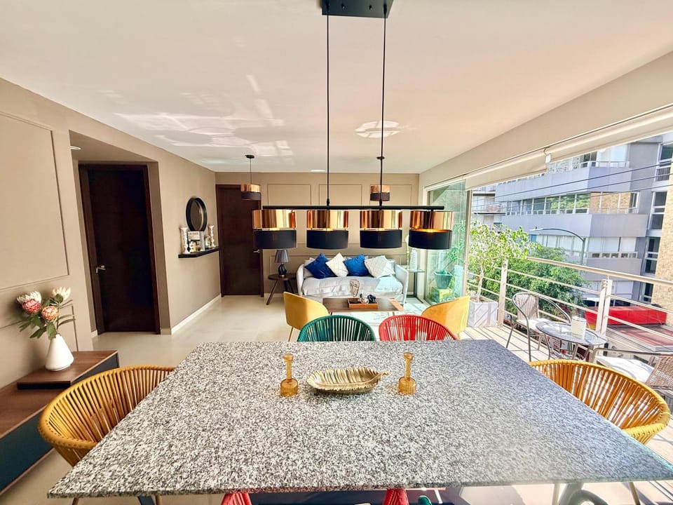 Lujoso departamento en Napoles para 10 personas Apartment in Mexico City