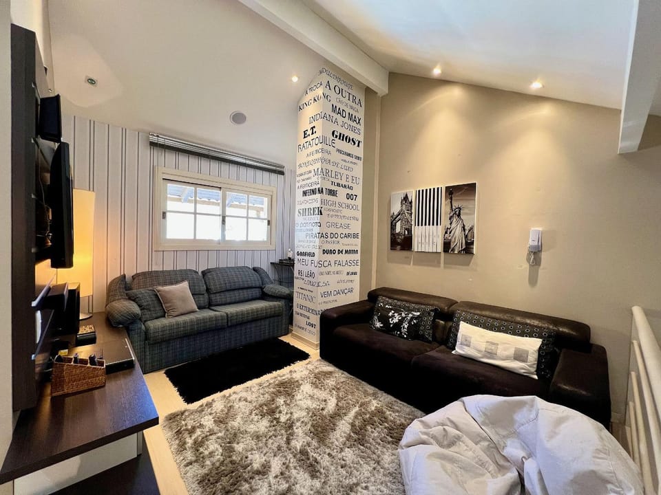 Cobertura Duplex de Cinema 3dorm by Achei Gramado Apartment in Gramado
