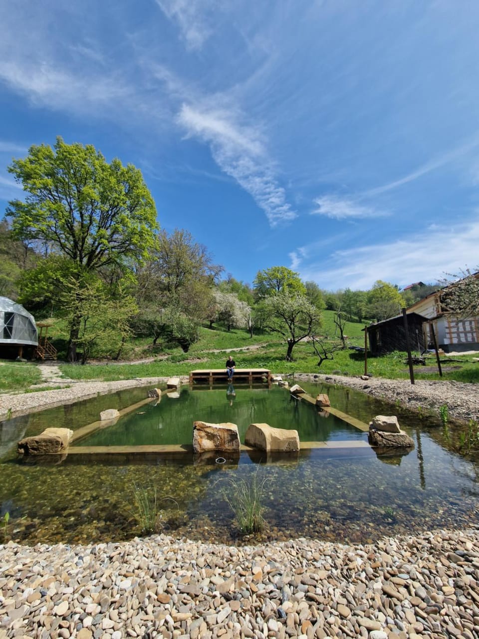Natural landscape, Lake view