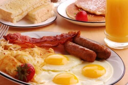 Continental breakfast, American breakfast
