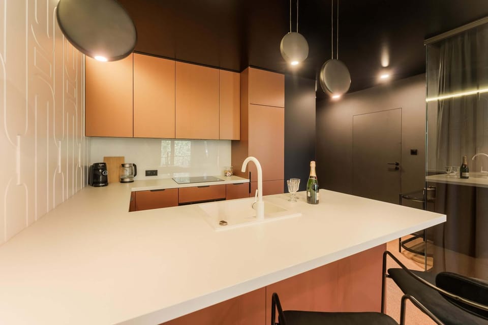 Kitchen or kitchenette, kitchen