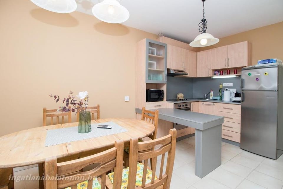 547 - Közvetlen vízparti, 2 hálószobás, kertkapcsolatos apartman Apartment in Balatonszárszó