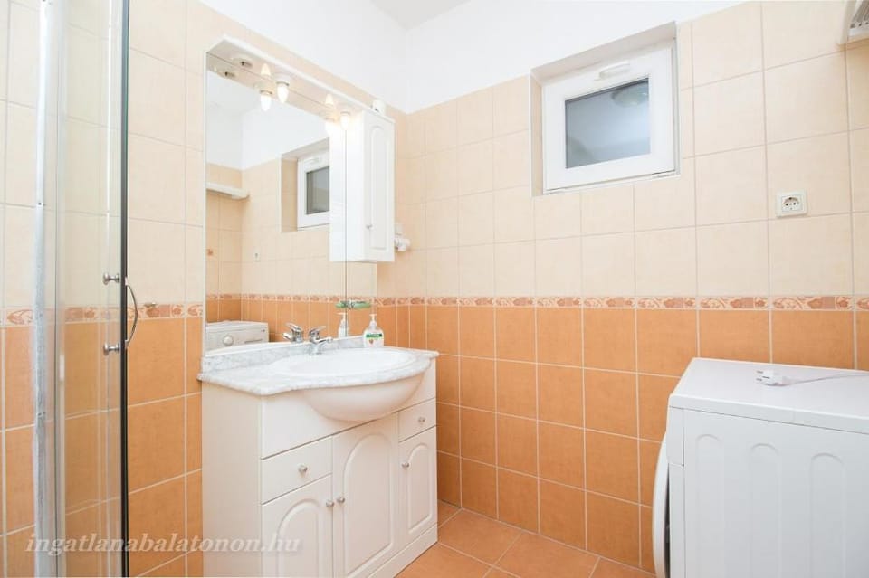 547 - Közvetlen vízparti, 2 hálószobás, kertkapcsolatos apartman Apartment in Balatonszárszó