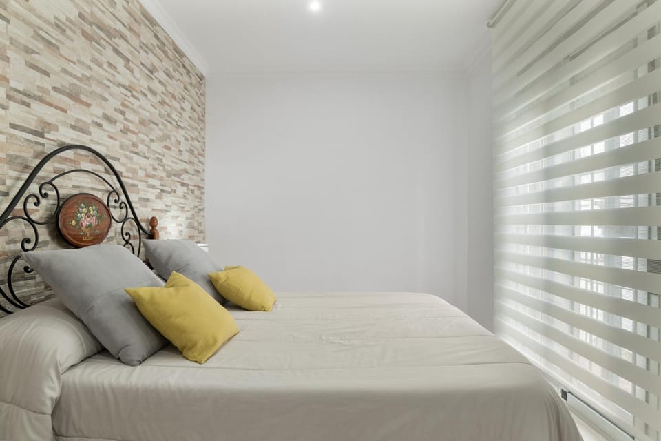 Property building, Living room, Bedroom