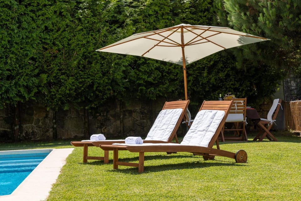 Spring, Day, Garden, Garden view, Pool view, Swimming pool, sunbed