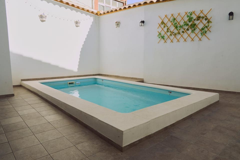 Patio, BBQ facilities, Pool view, Swimming pool