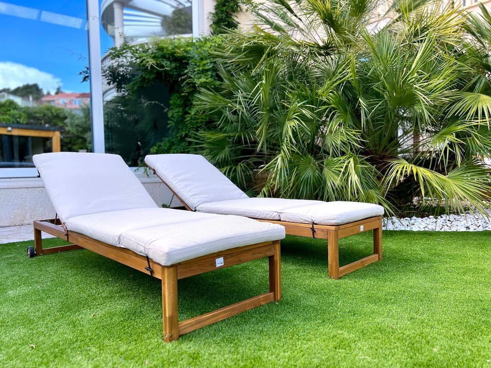Garden, Garden view, sunbed