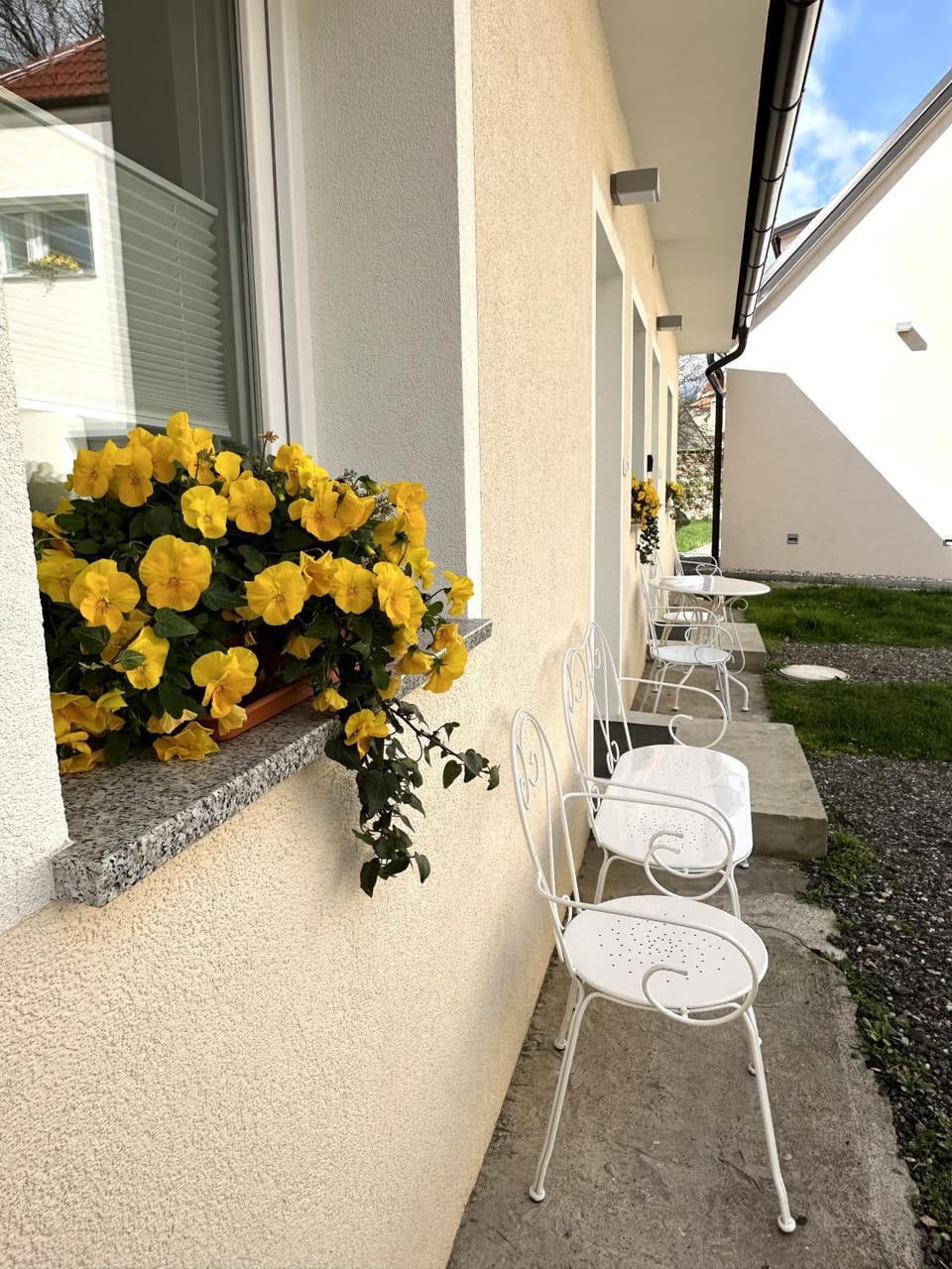 Property building, Day, Balcony/Terrace, Inner courtyard view