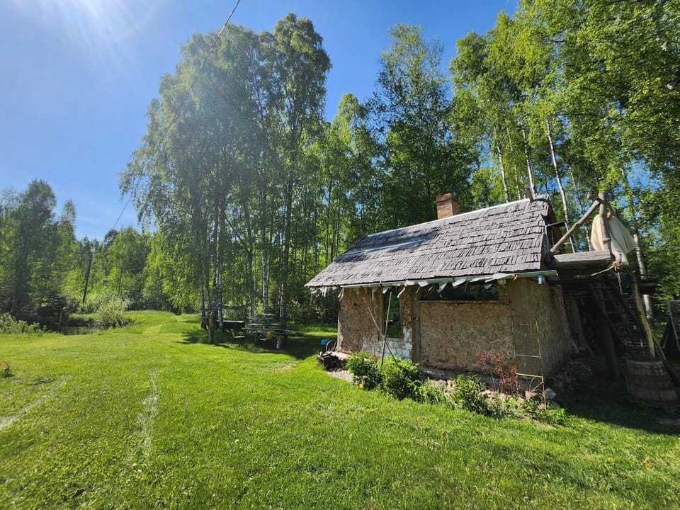Baltās Raganiņas pirts House in Latvia