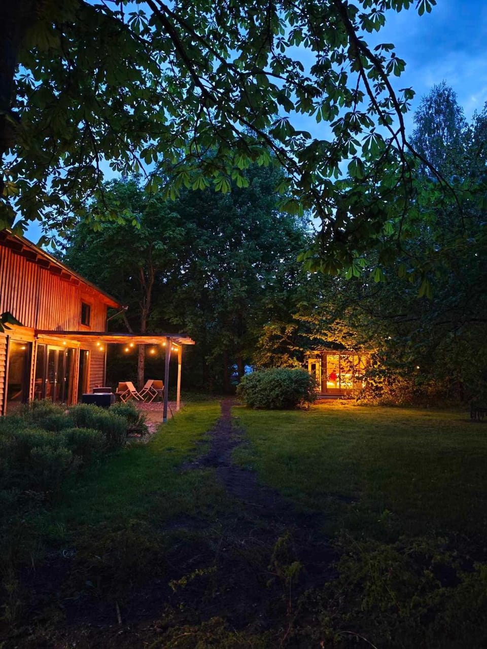 Garden, Sauna, Seating area