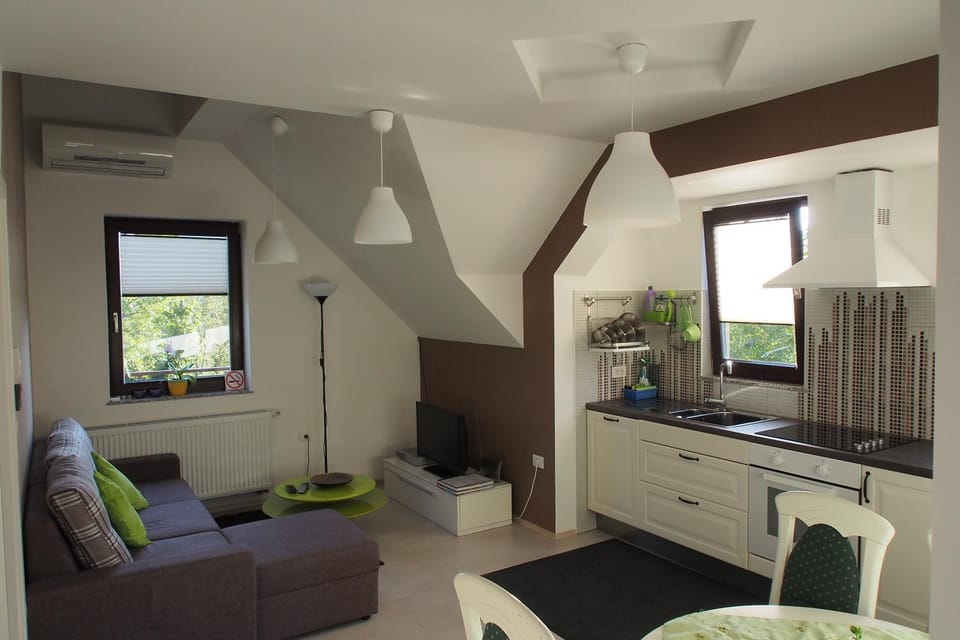 Kitchen or kitchenette, Living room