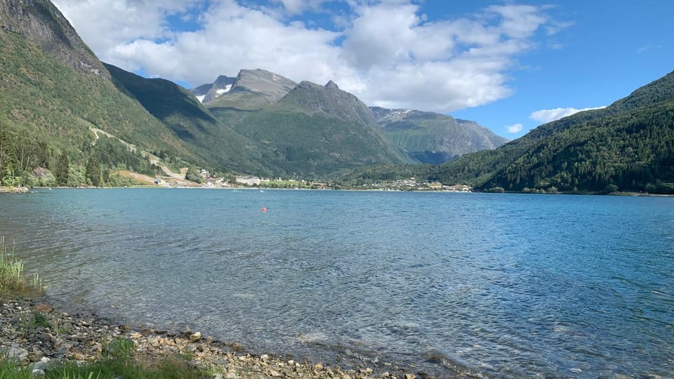 Beach, Mountain view, Sea view