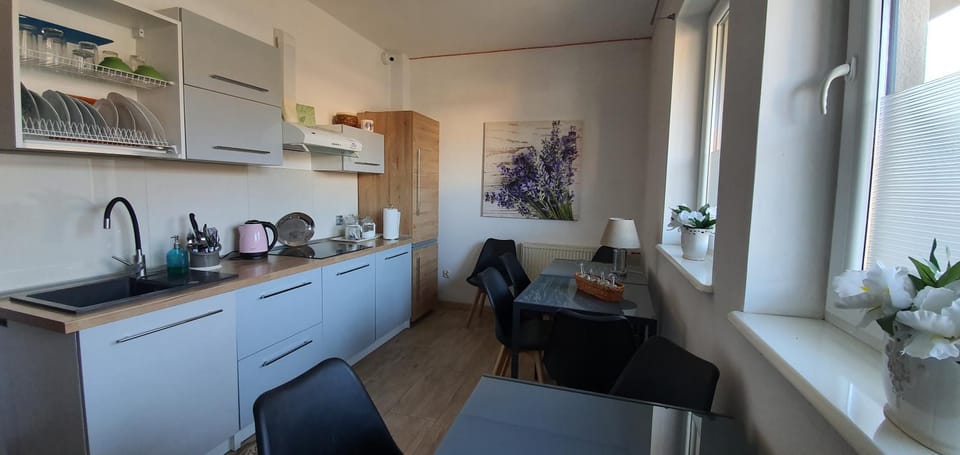 Kitchen or kitchenette, Dining area, minibar, stove