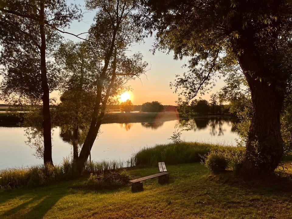 Natural landscape, River view, Sunrise, Sunset